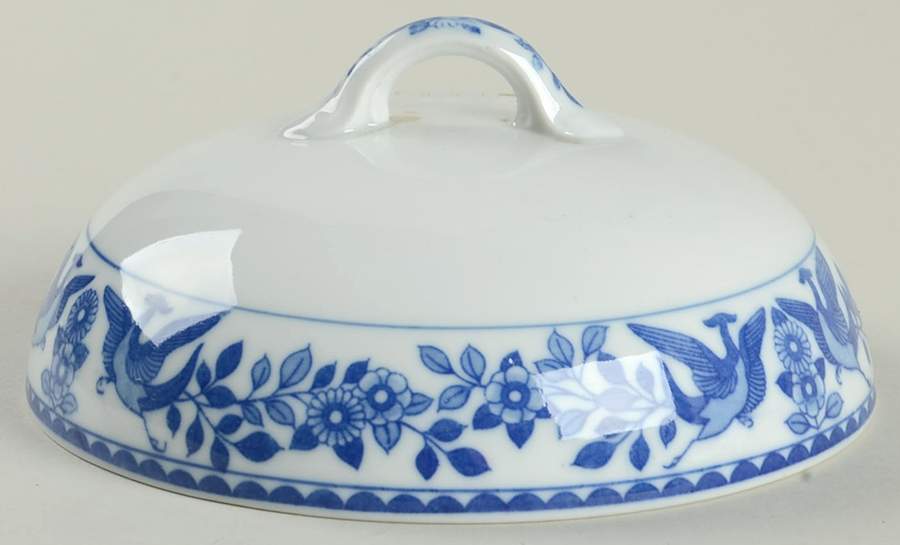 Twin Phoenix Lid for Round Butter by Noritake-1