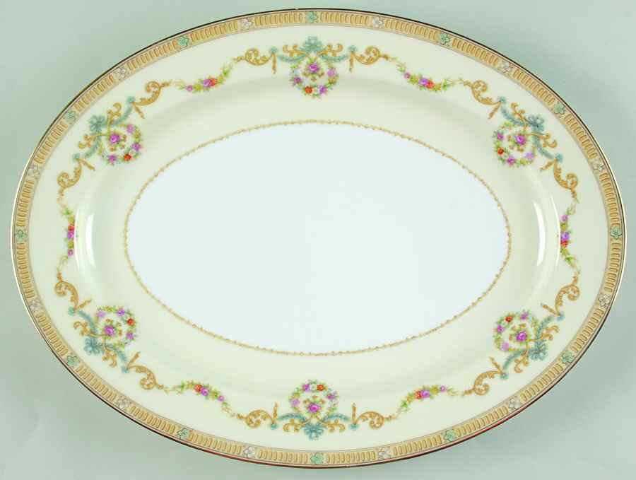 Tybalt 13" Oval Serving Platter by Noritake-1