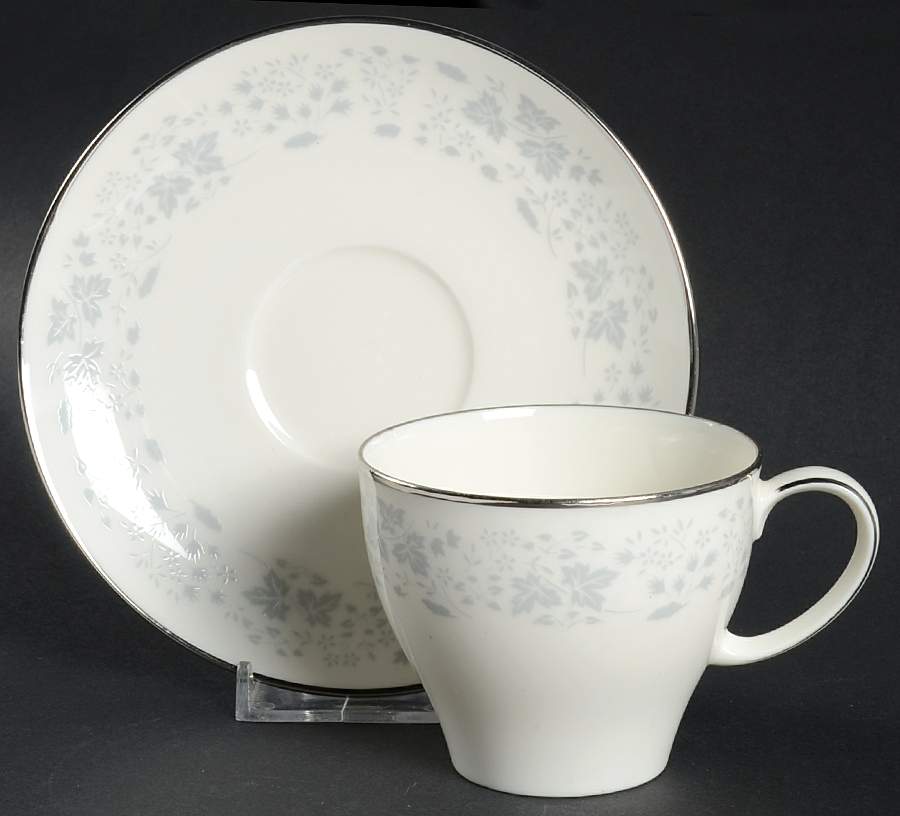 Tyrol Flat Cup & Saucer Set by Noritake-1