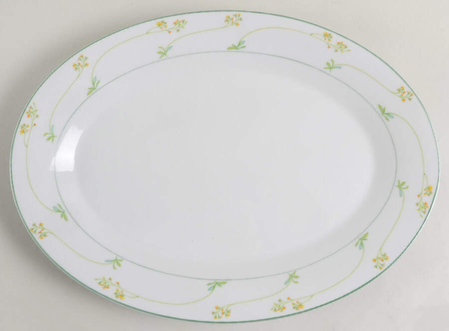 Upbeat 14" Oval Serving Platter by Noritake-1