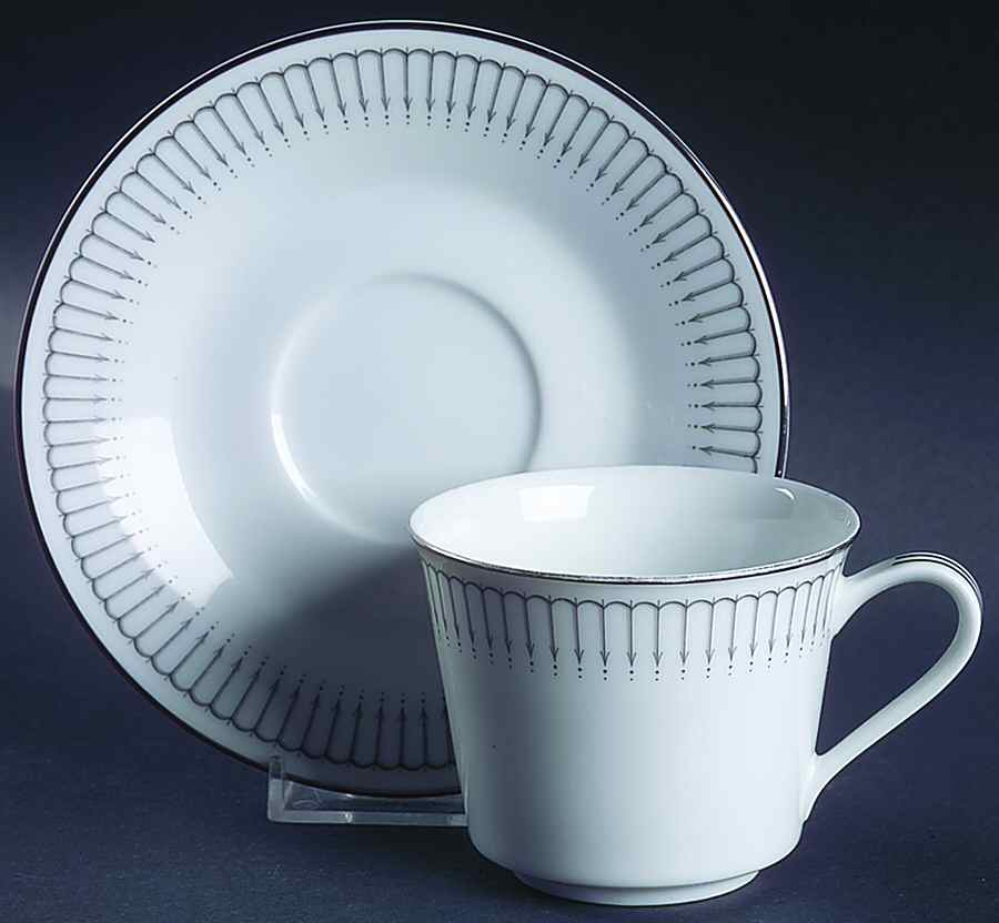 Ursula Flat Cup & Saucer Set by Noritake-1