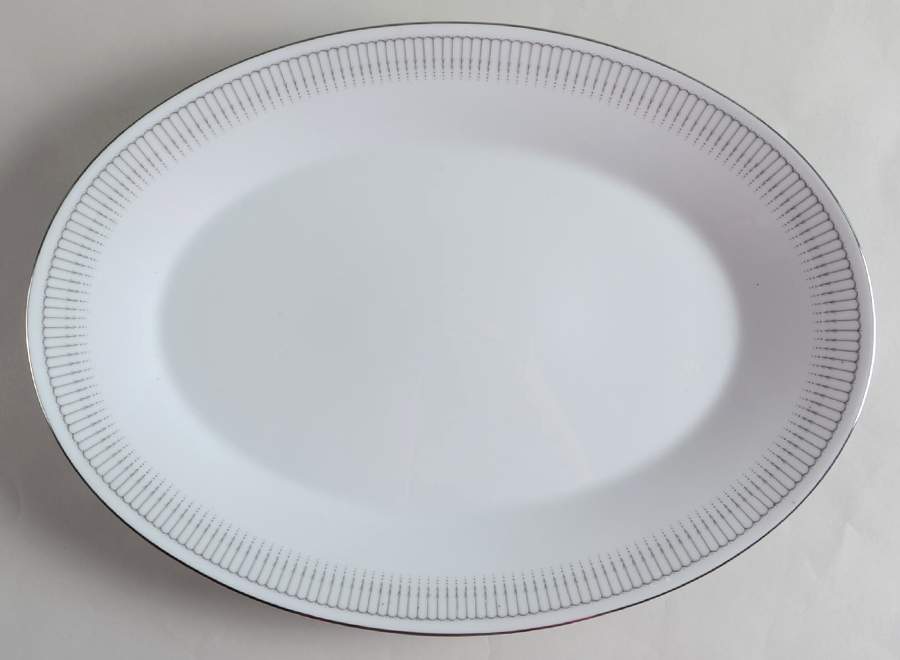 Ursula 16" Oval Serving Platter by Noritake-1