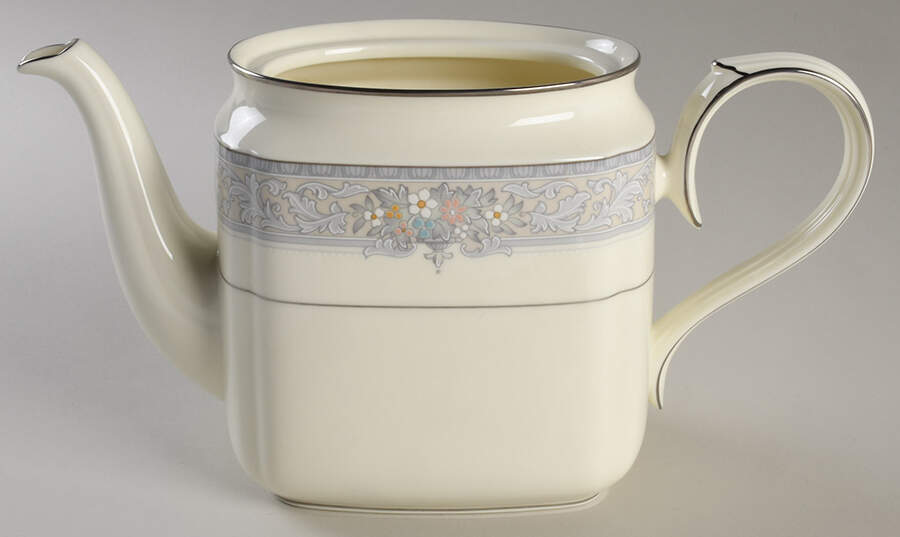 Van Buren Teapot No Lid by Noritake-1