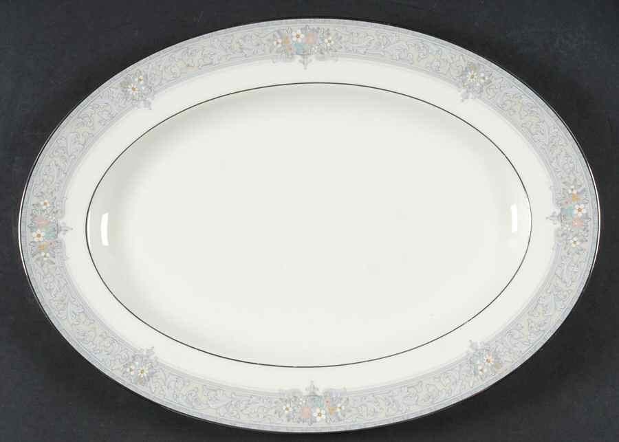 Van Buren 14" Oval Serving Platter by Noritake-1