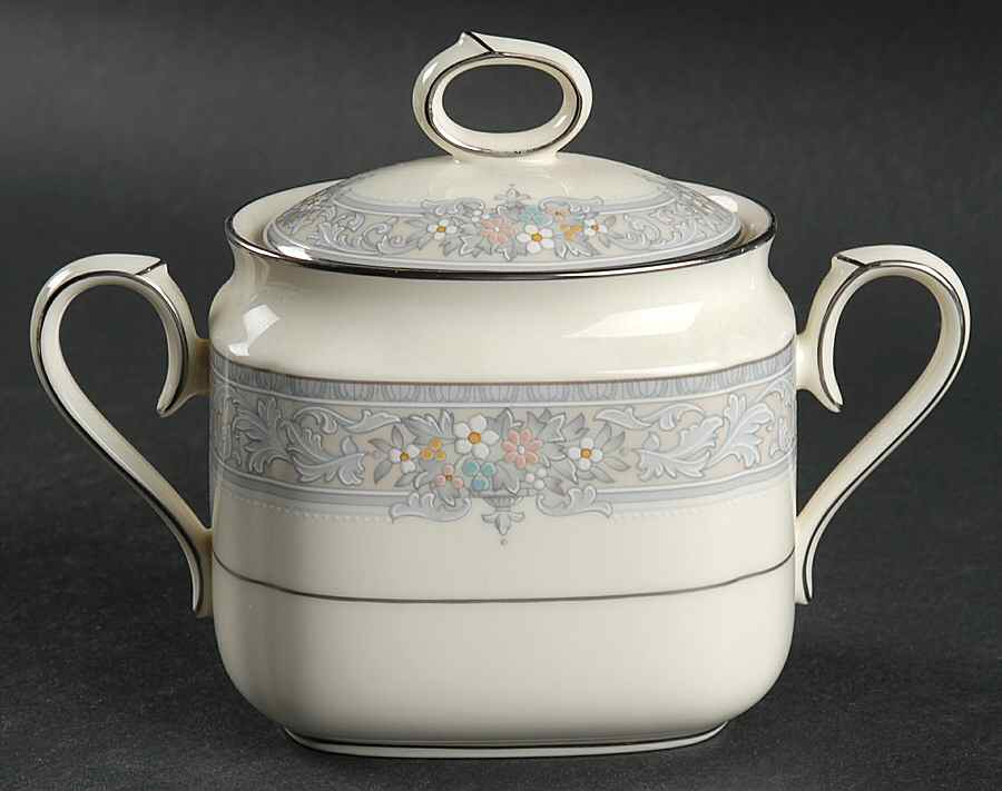 Van Buren Sugar Bowl & Lid by Noritake-1