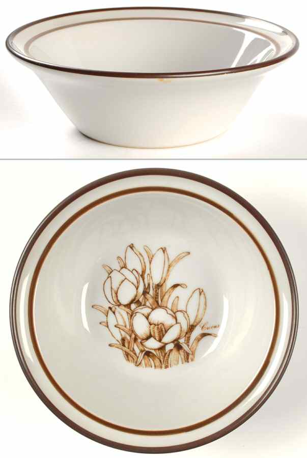 Vale Flowers Rim Cereal Bowl by Noritake-1