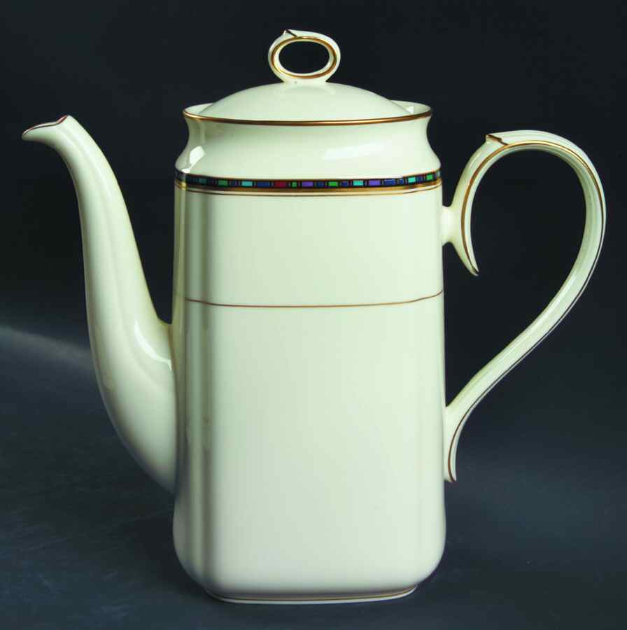 Vancouver Gold Coffee Pot & Lid by Noritake-1