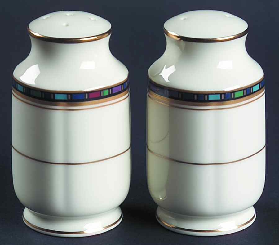 Vancouver Gold Salt & Pepper Set by Noritake-1