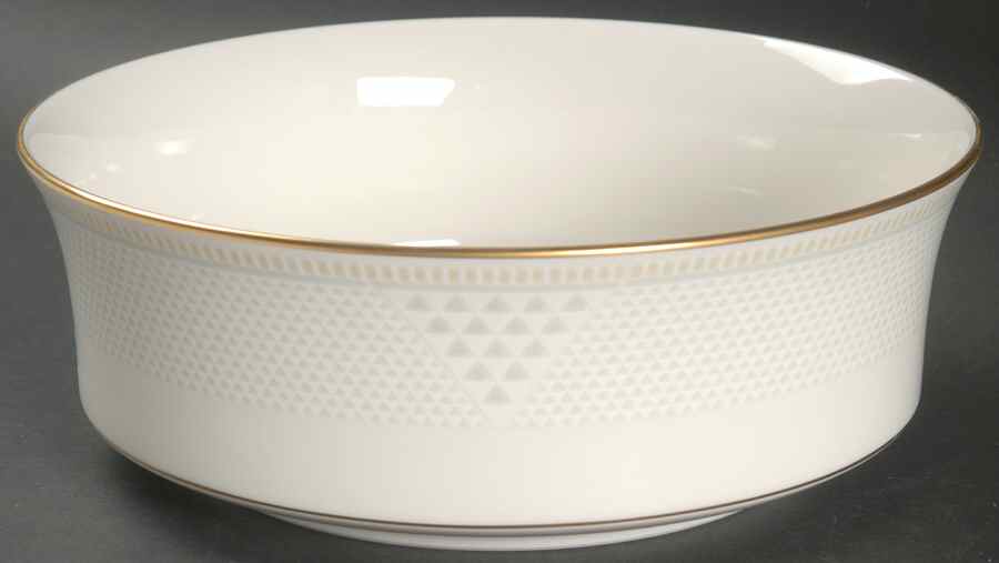 Variation in Gold 8" Salad Serving Bowl by Noritake-1