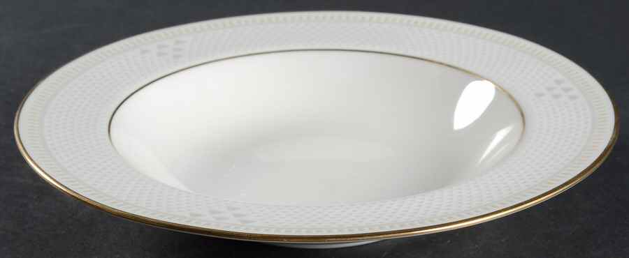 Variation in Gold Rim Soup Bowl by Noritake-1