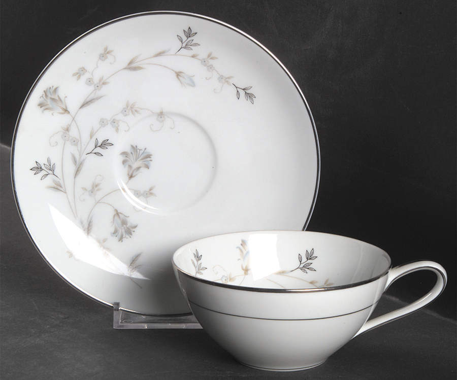 Valerie Flat Cup & Saucer Set by Noritake-1
