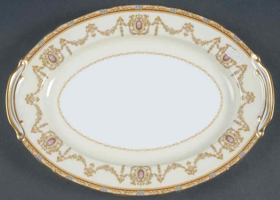 Valdina 11" Oval Serving Platter by Noritake-1