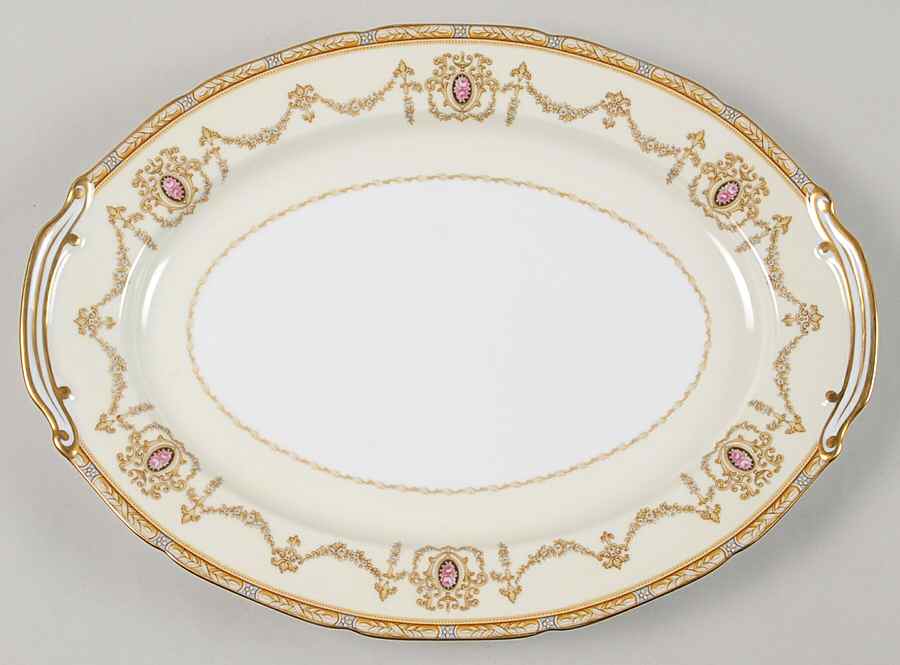 Valdina 13" Oval Serving Platter by Noritake-1
