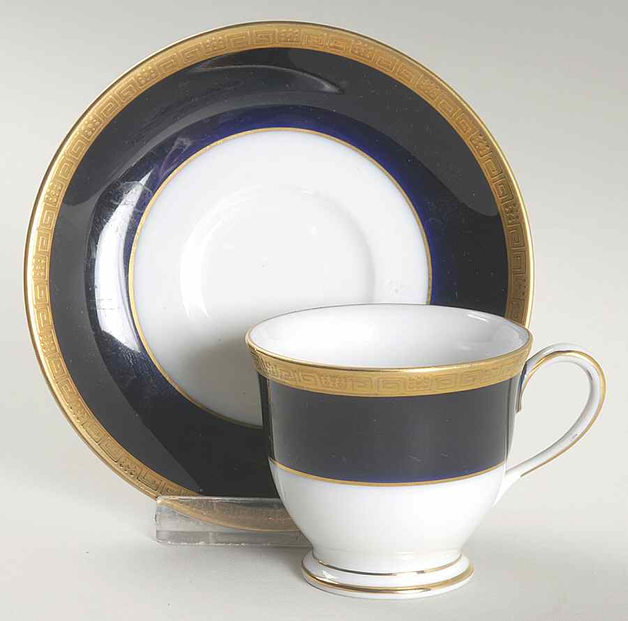 Valhalla Footed Demitasse Cup & Saucer Set by Noritake-1