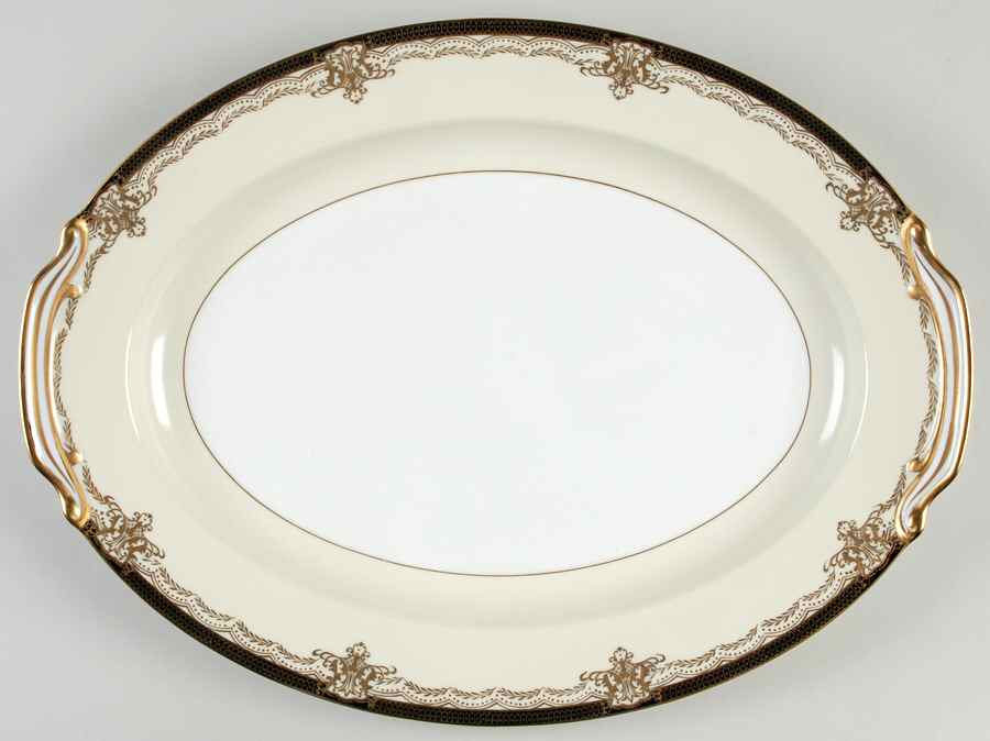 Valiere #4981 16" Oval Serving Platter by Noritake-1