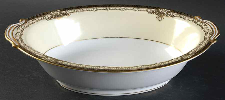 Valiere #4981 10" Oval Vegetable Bowl by Noritake-1