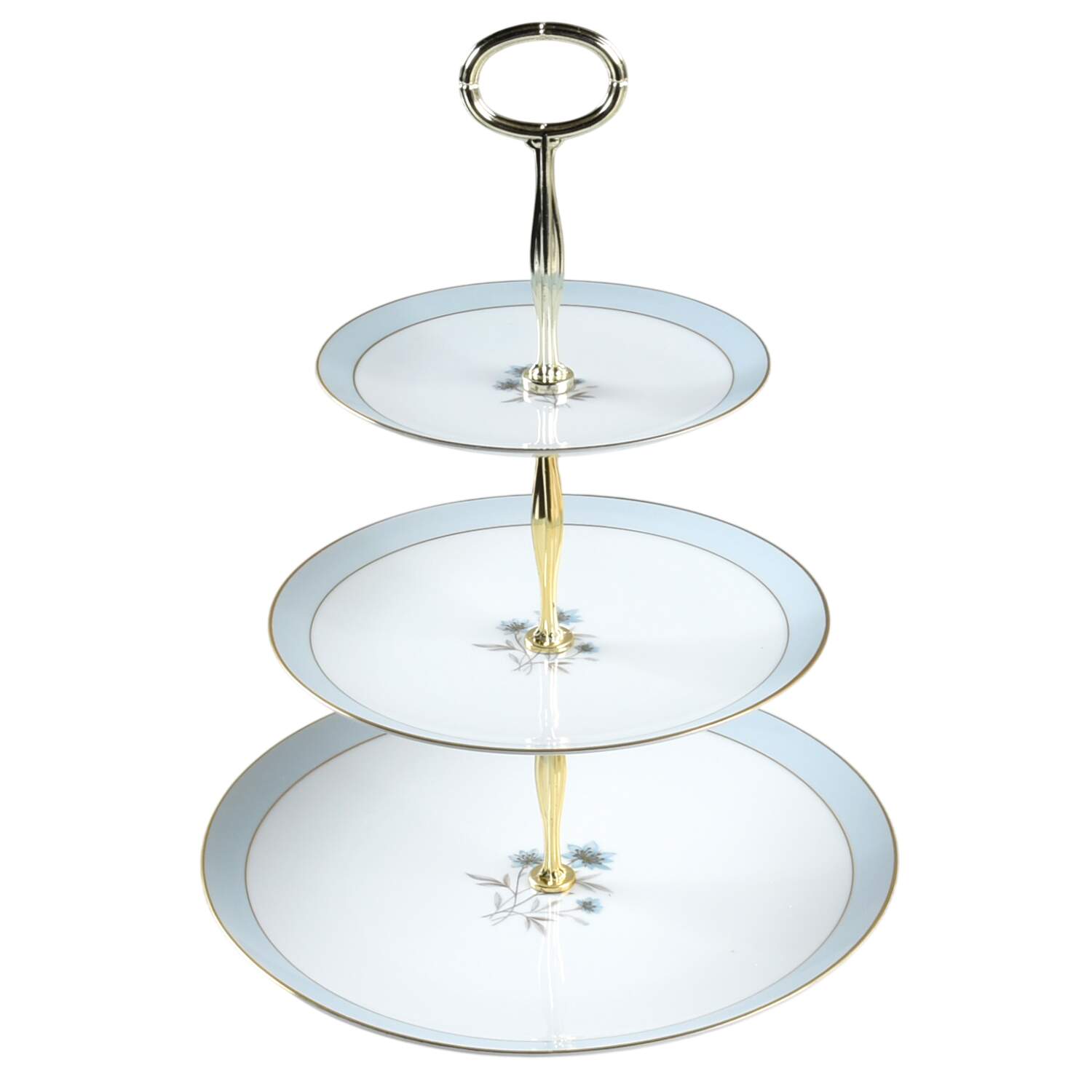 Vanessa 13 7/8"-14 1/4" 3-Tiered Serving Tray(DP,SP,BB) HC by Noritake-1