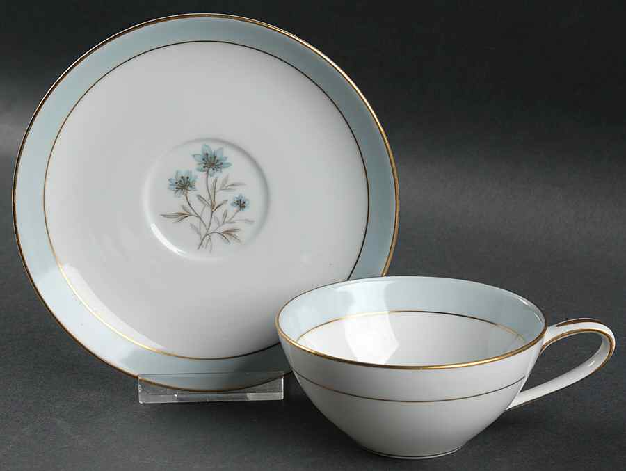 Vanessa Flat Cup & Saucer Set by Noritake-1