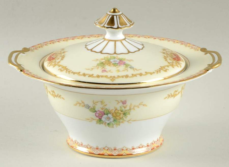 Vanessa Sugar Bowl & Lid by Noritake-1
