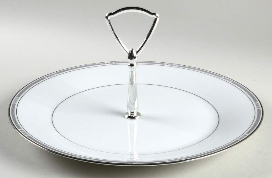 Van Orsdale Round Serving Plate with Handle (DP) by Noritake-1