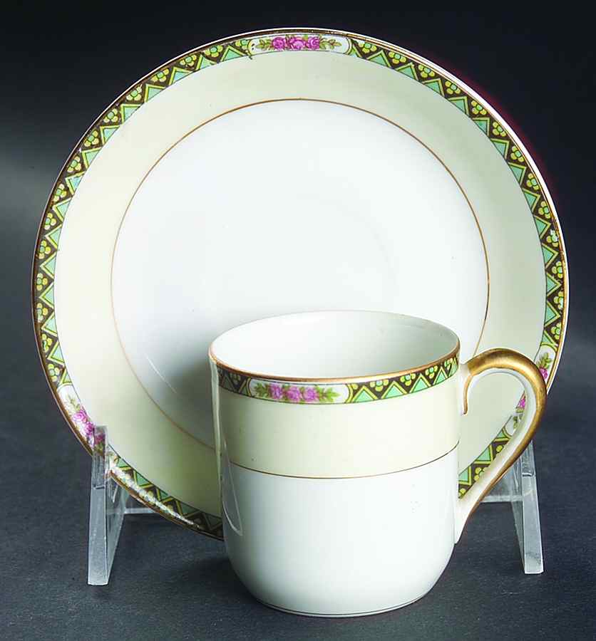 Vassar Flat Demitasse Cup & Saucer Set by Noritake-1