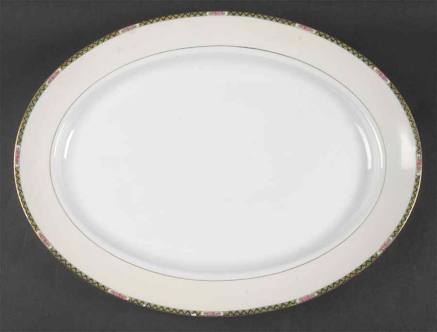 Vassar 16" Oval Serving Platter by Noritake-1