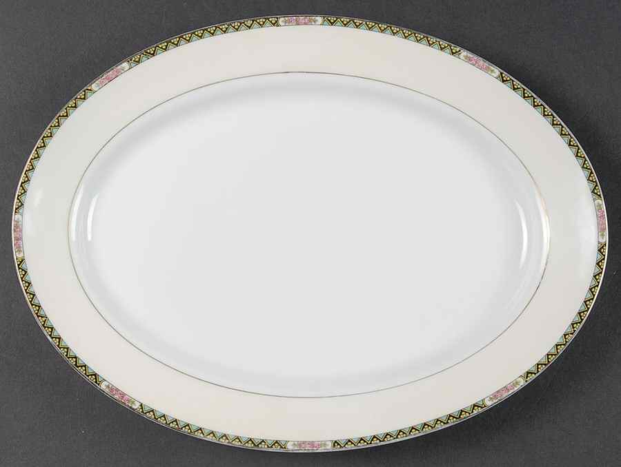 Vassar 11" Oval Serving Platter by Noritake-1