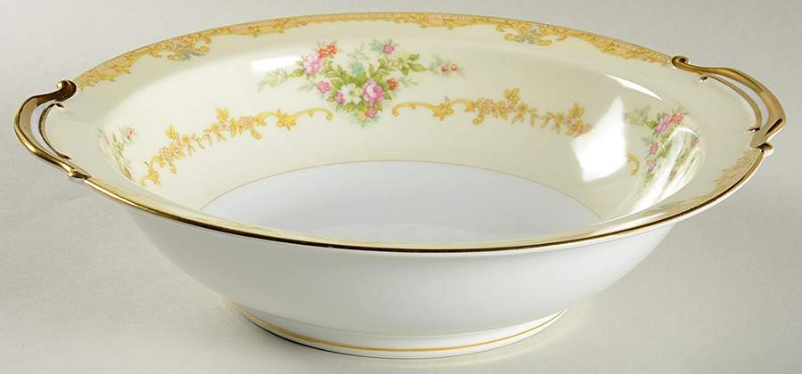 Vendome (2 3 4" Design Border) 10" Round Vegetable Bowl by Noritake-1