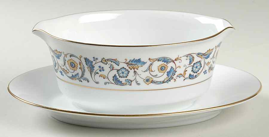 Venice Gravy Boat with Attached Underplate by Noritake-1