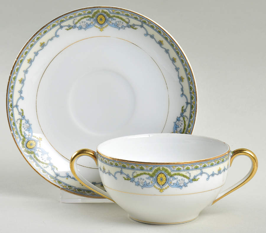 The Venice (No #) Flat Bouillon Cup & Saucer by Noritake-1