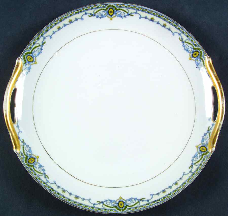 The Venice (No #) Handled Cake Plate by Noritake-1