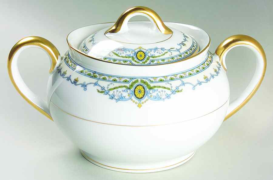 The Venice (No #) Sugar Bowl & Lid by Noritake-1