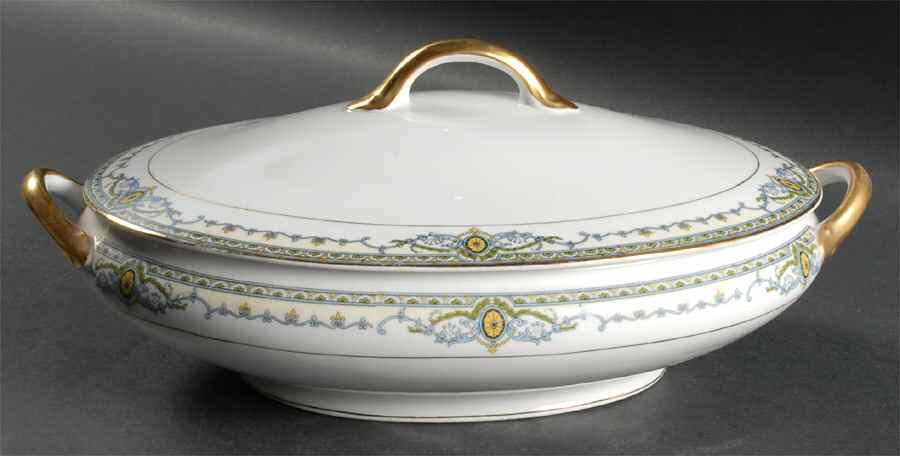 The Venice (No #) Oval Covered Vegetable by Noritake-1