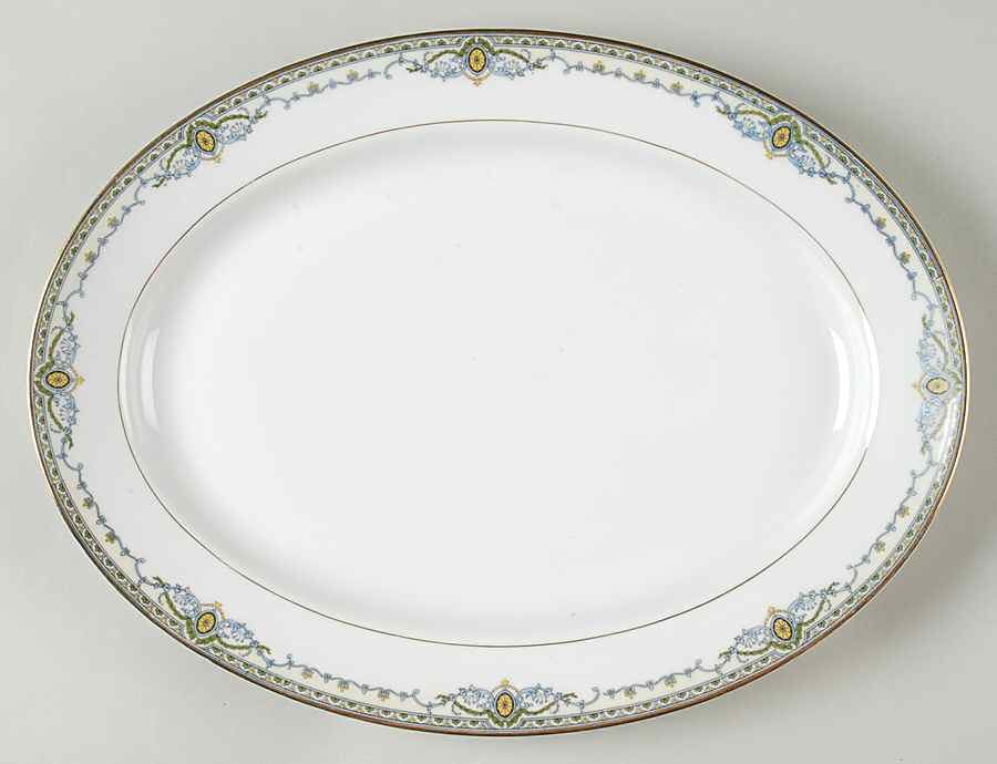 The Venice (No #) 14" Oval Serving Platter by Noritake-1