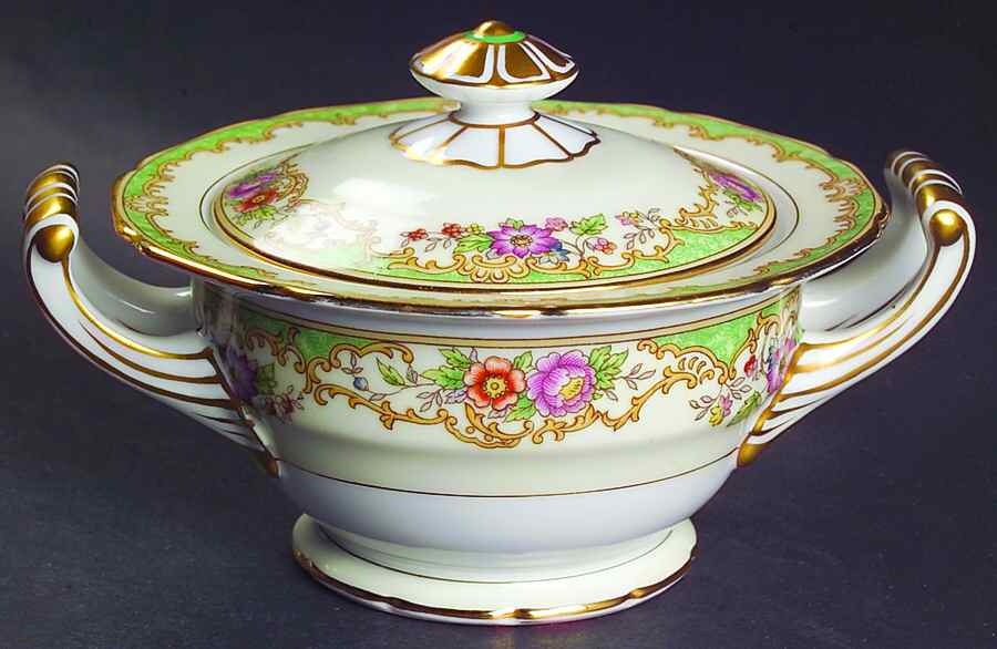 Venus Sugar Bowl & Lid by Noritake-1