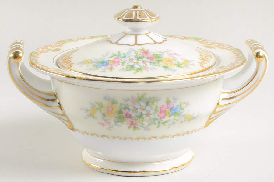 Veona Sugar Bowl & Lid by Noritake-1