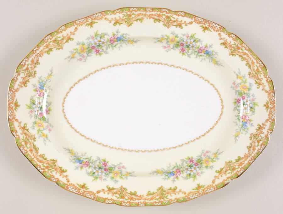 Veona 11" Oval Serving Platter by Noritake-1