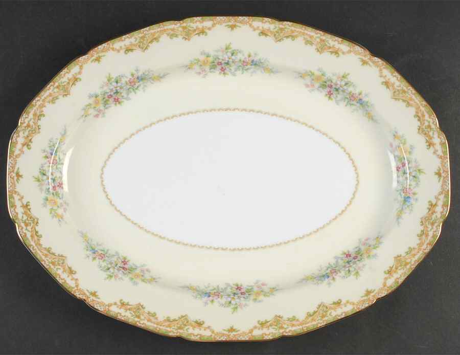 Veona 16" Oval Serving Platter by Noritake-1