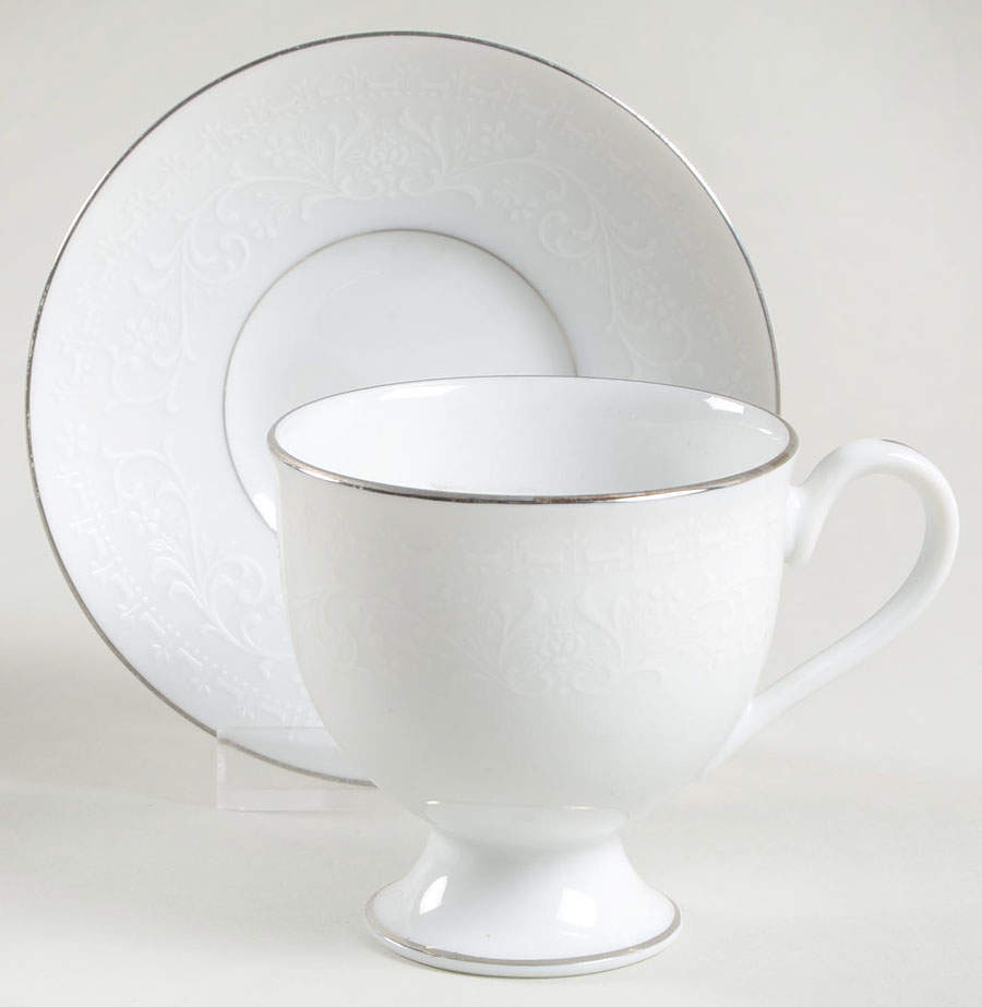 Versailles Footed Demitasse Cup & Saucer Set by Noritake-1