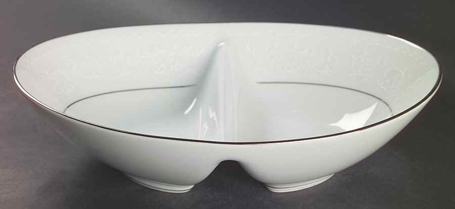 Versailles 10" Oval Divided Vegetable Bowl by Noritake-1