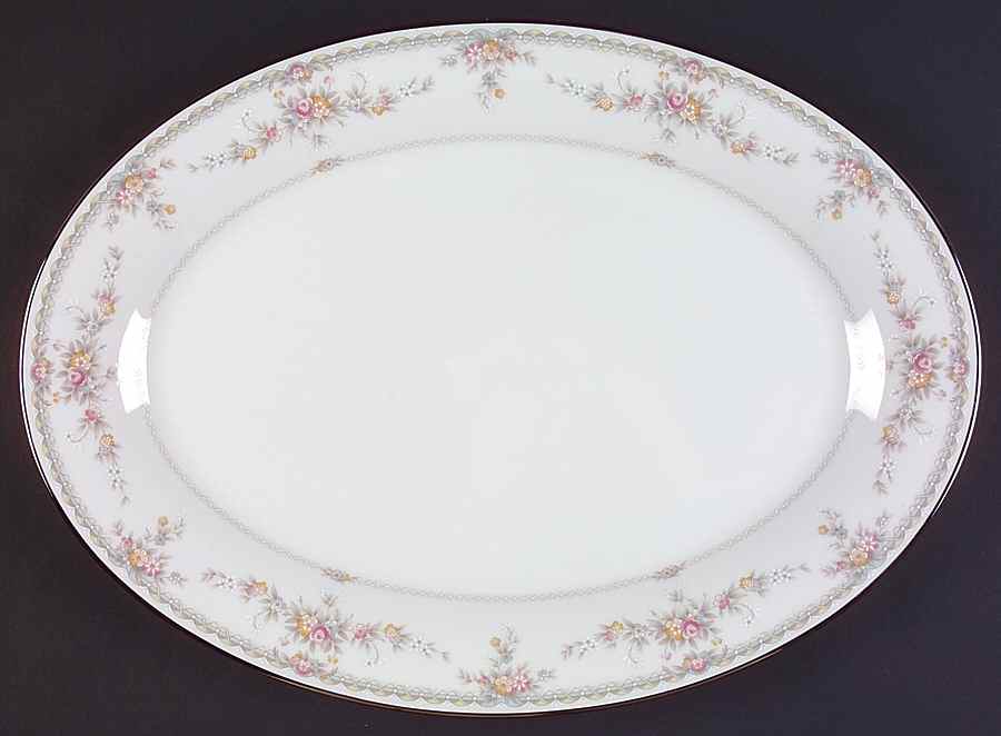 Veranda 16" Oval Serving Platter by Noritake-1