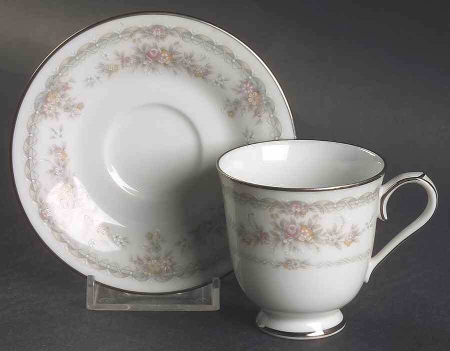 Veranda Footed Demitasse Cup & Saucer Set by Noritake-1