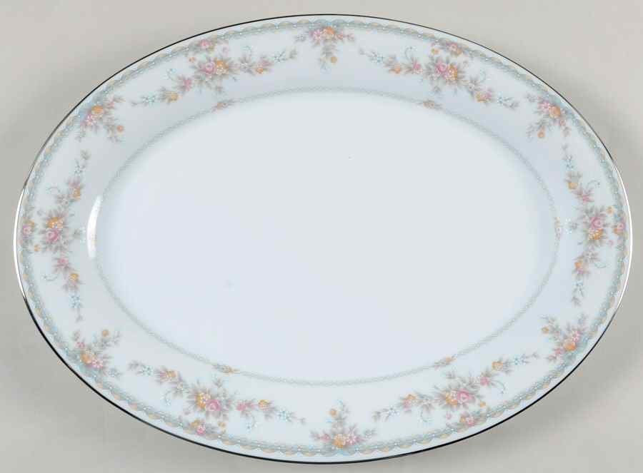 Veranda 13" Oval Serving Platter by Noritake-1