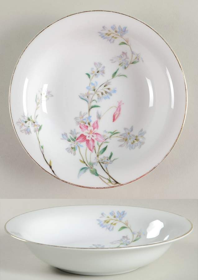 Verna (Gold Trim) Coupe Soup Bowl by Noritake-1
