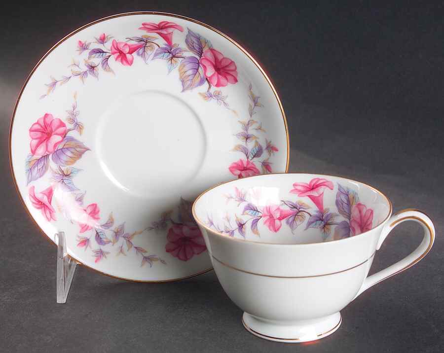 Verona Footed Cup & Saucer Set by Noritake-1