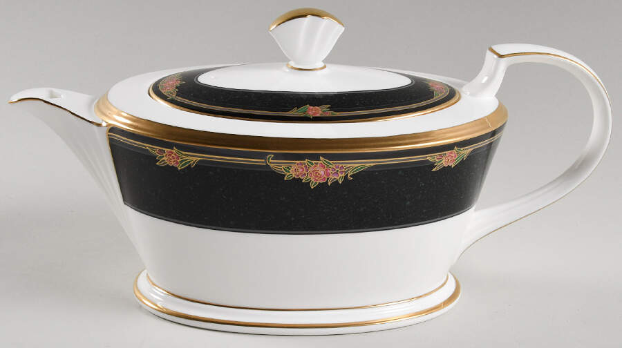 Venetian Rose Teapot & Lid by Noritake-1