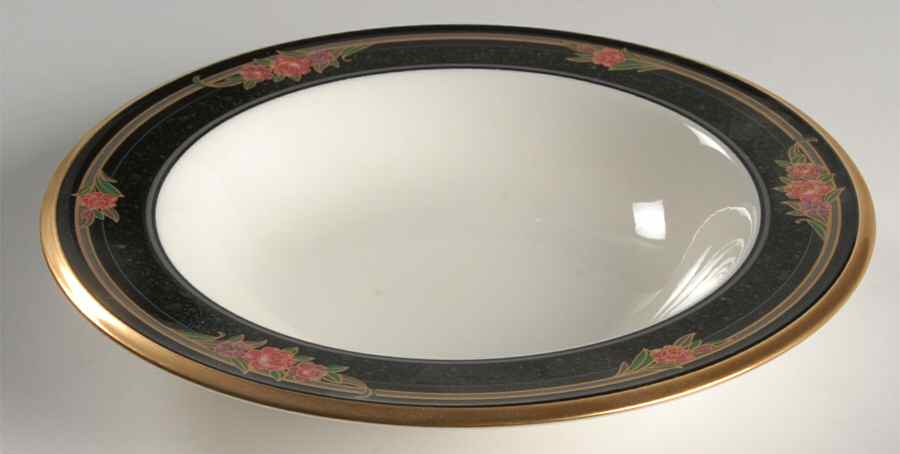 Venetian Rose Rim Fruit/Dessert (Sauce) Bowl by Noritake-1