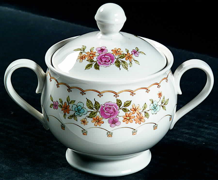 Verse Sugar Bowl & Lid by Noritake-1