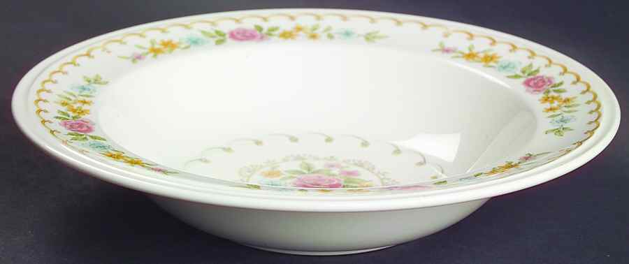 Verse Rim Soup Bowl by Noritake-1