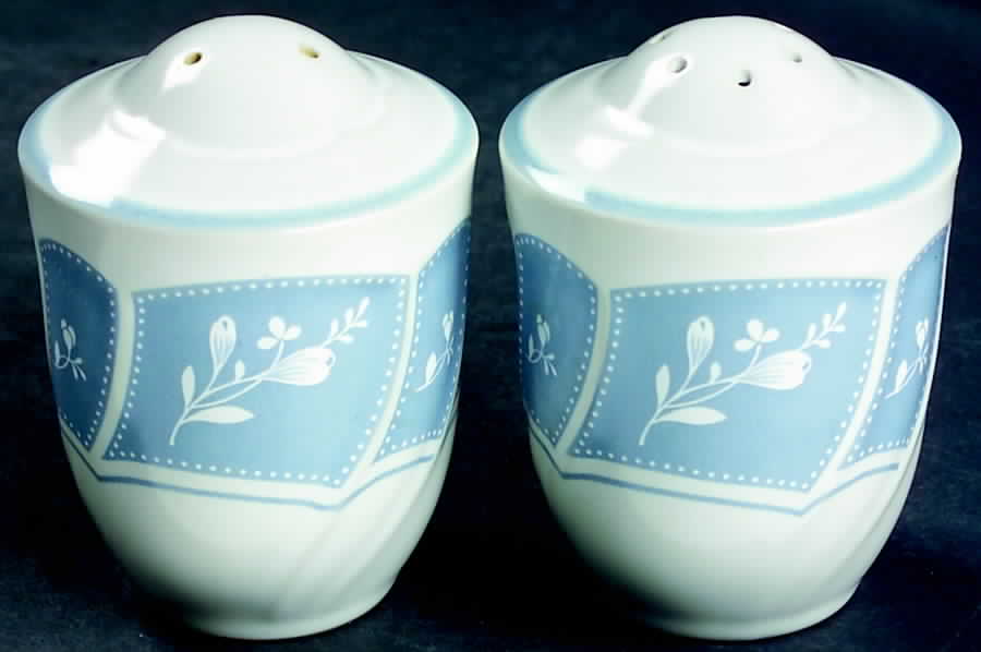 Victory Blue Salt & Pepper Set by Noritake-1